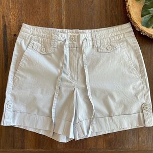 Light gray Sandro 100% cotton shorts size 8